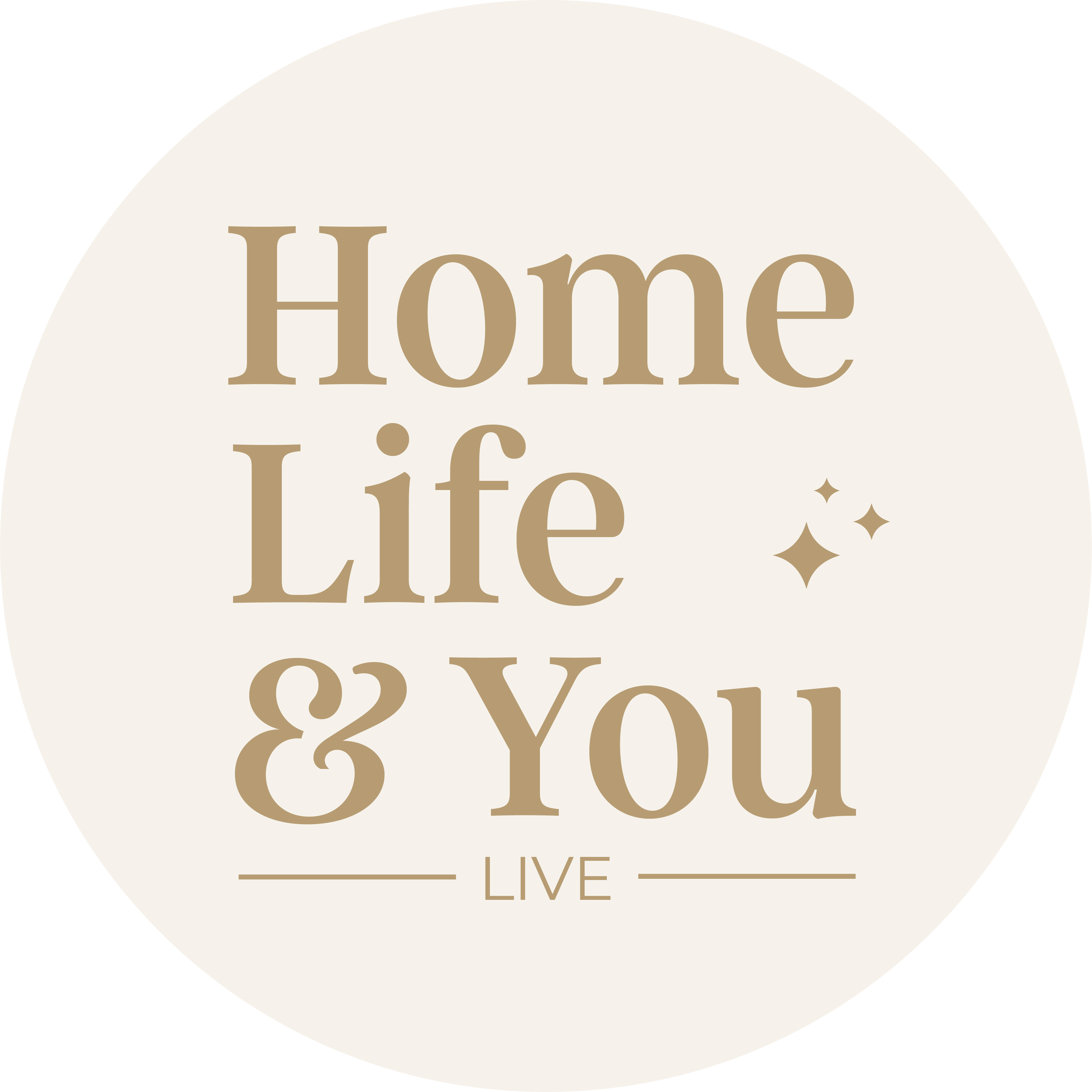 Home Life and you logo light circle